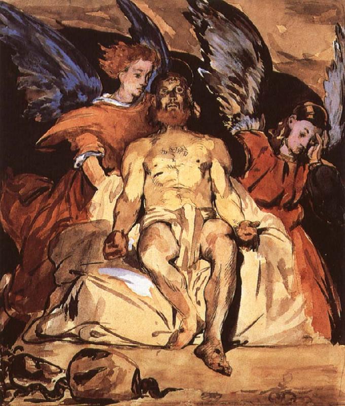 Edouard Manet Christ with Angels Spain oil painting art